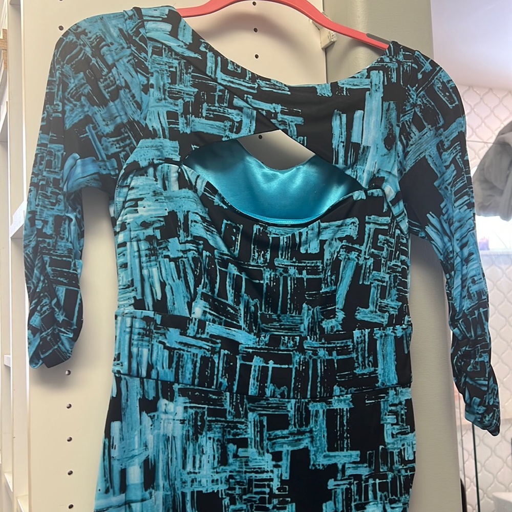Blue color size M dress